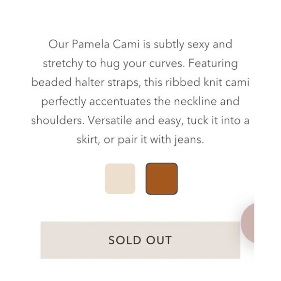 Heartloom SZ XS Knit Halter Top/Cream Ribbed Beaded Neckline Strapless Back Y2K - Picture 2 of 10